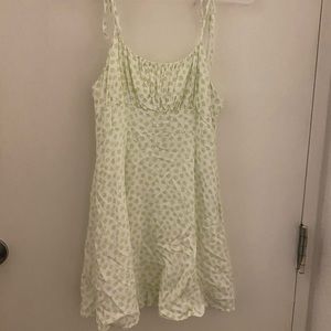 Green floral brandy Melville dress